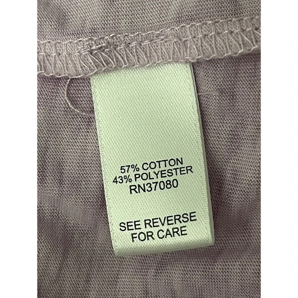 Cato Womens Soft Purple Club Knit Semi Sheer Breathable Tunic T Shirt 18/20W - Picture 7 of 9